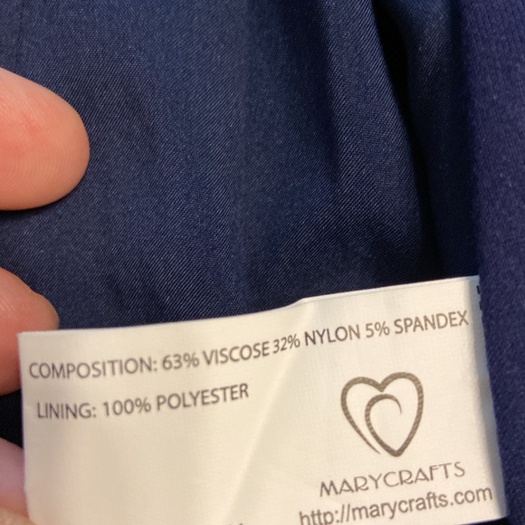 Mary Crafts Blazer size 18 brand new with tags color navy blue length 28” - Picture 8 of 12